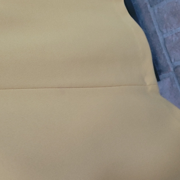 Calvin Klein Long Sleeve Bow Tie Yellow Sheath Dress Size 4 - Picture 8 of 12